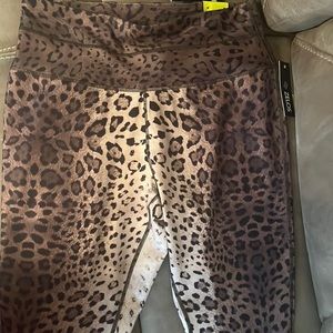 Yoga pants cheetah print
